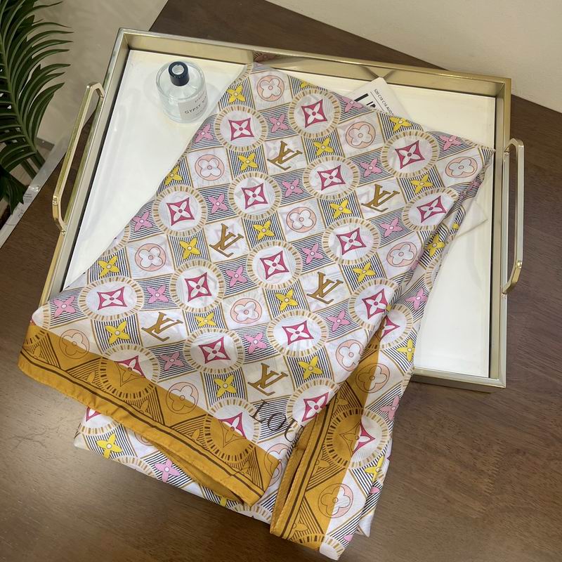 LV silk scarf 90-180cm E08 (4)